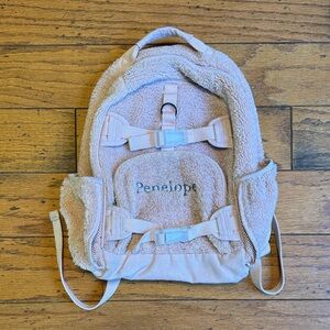 Pottery Barn Kids Blush Pink Sherpa Backpack